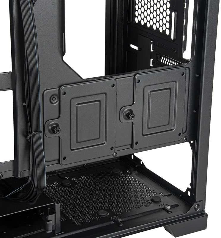 „SilverStone FARA 312 Micro–ATX“ korpusas, grūdintas stiklas – juoda
