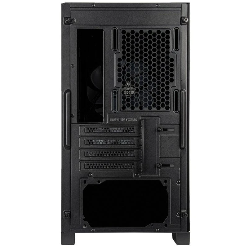 „SilverStone FARA 312 Micro–ATX“ korpusas, grūdintas stiklas – juoda