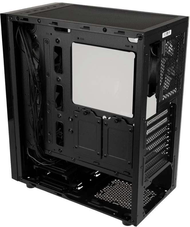 „SilverStone Fara B1 Pro Midi–Tower“, ARGB, grūdintas stiklas – juoda