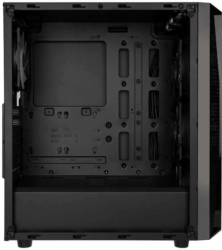 „SilverStone Fara B1 Pro Midi–Tower“, ARGB, grūdintas stiklas – juoda
