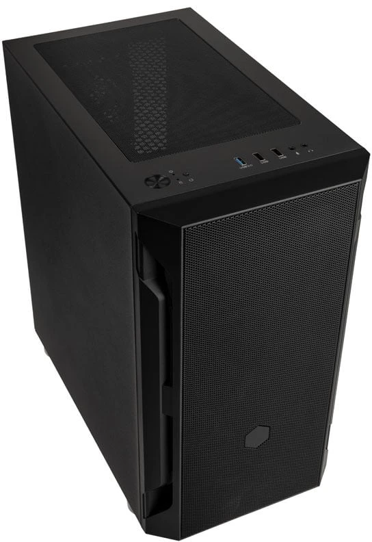 „SilverStone Fara H1M Micro–ATX“ korpusas – juoda
