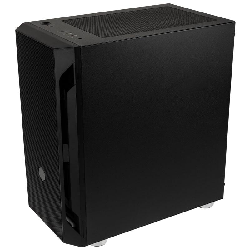 „SilverStone Fara H1M Micro–ATX“ korpusas – juoda