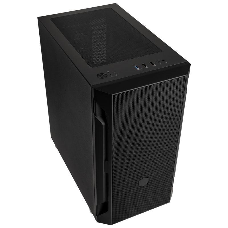 „SilverStone Fara H1M Micro–ATX“ korpusas – juoda