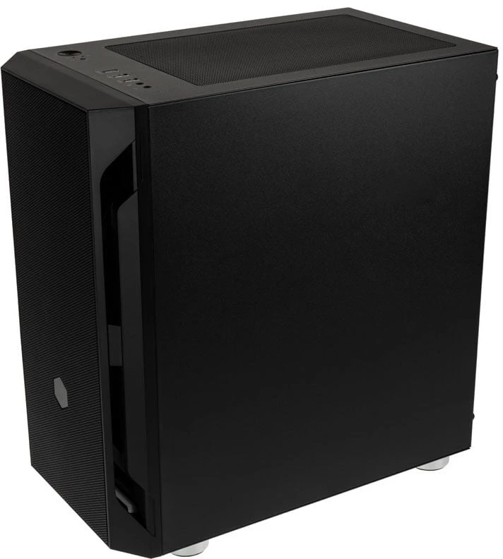 „SilverStone Fara H1M Micro–ATX“ korpusas – juoda