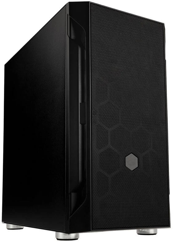„SilverStone Fara H1M Micro–ATX“ korpusas – juoda