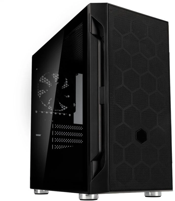 „SilverStone Fara H1M“, grūdintas stiklas – juoda