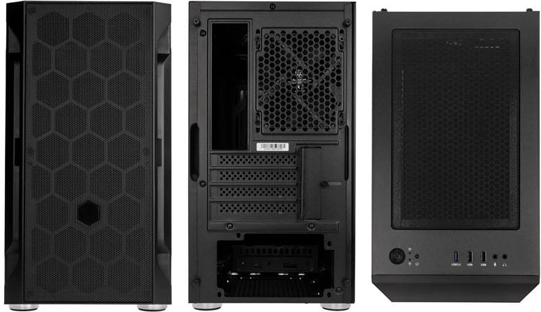 „SilverStone Fara H1M“, grūdintas stiklas – juoda