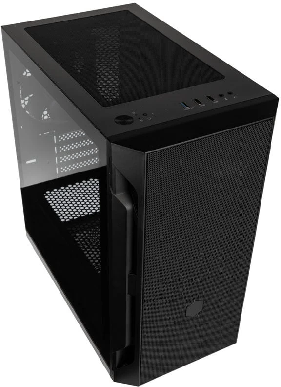 „SilverStone Fara H1M“, grūdintas stiklas – juoda
