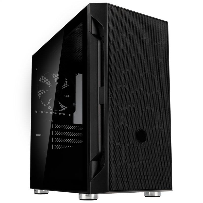 „SilverStone Fara H1M“, grūdintas stiklas – juoda