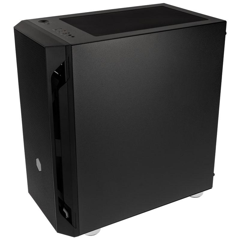 „SilverStone Fara H1M“, grūdintas stiklas – juoda