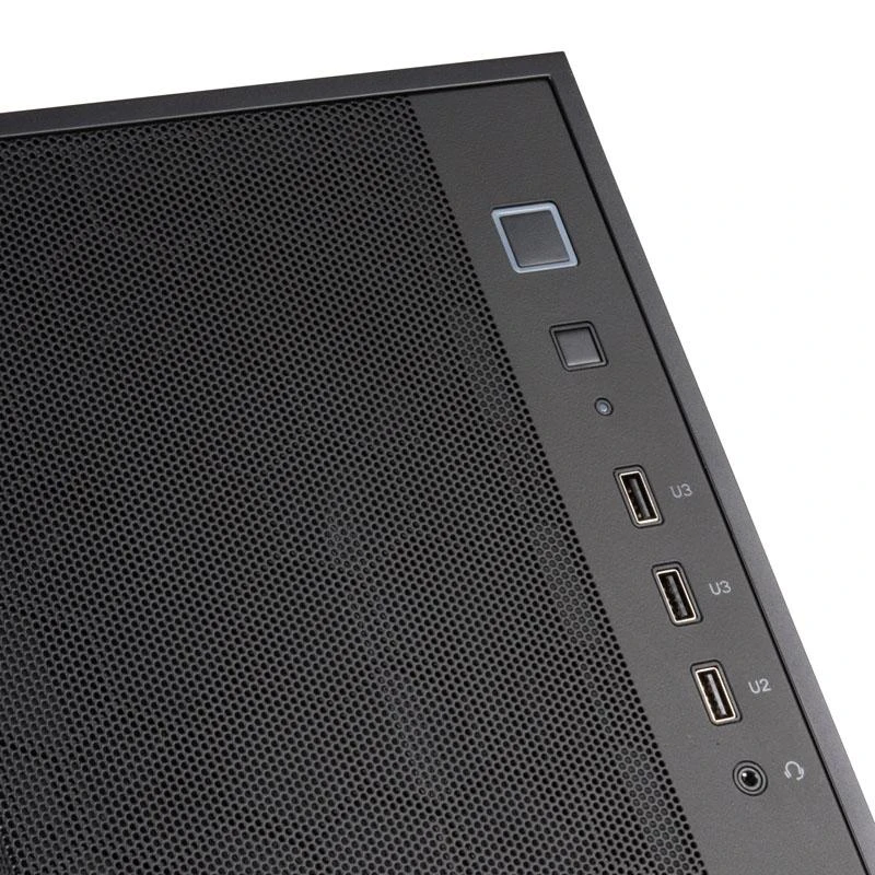 SilverStone Fara R1 V2 Midi-Tower, Tempered Glas - juodas