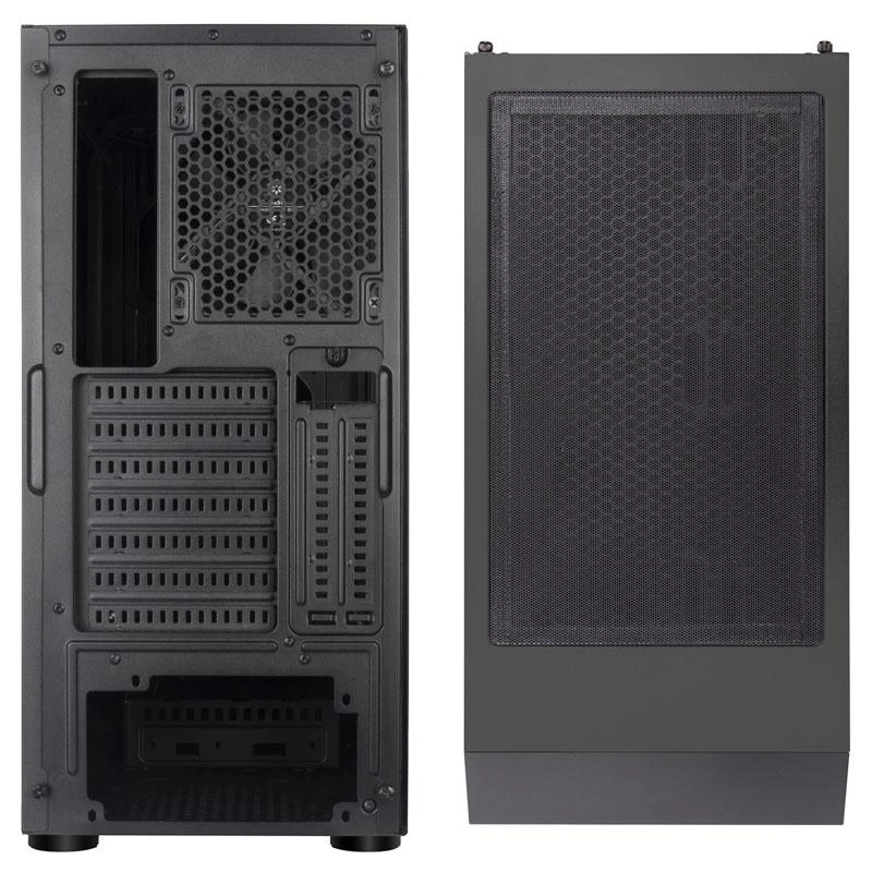 SilverStone Fara R1 V2 Midi-Tower, Tempered Glas - juodas