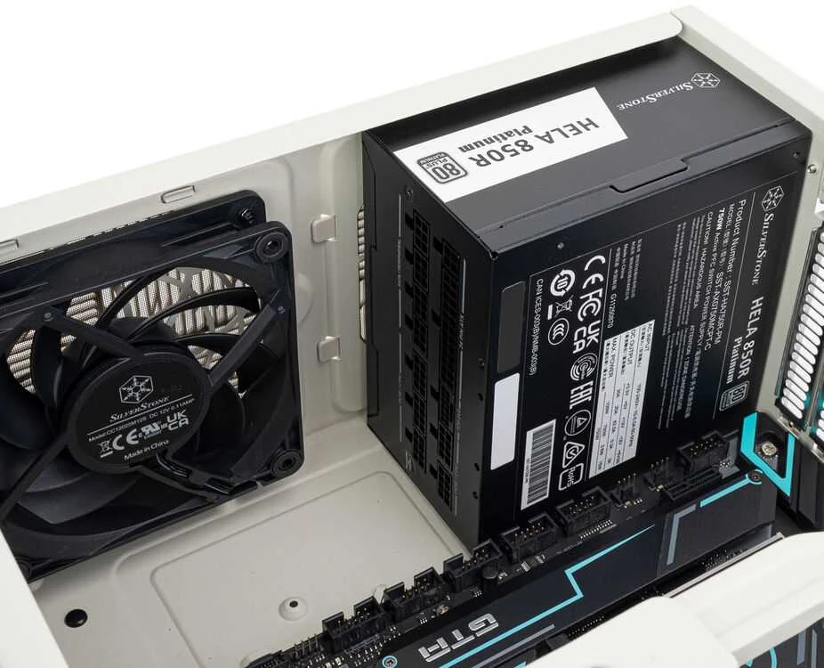 SilverStone FLP01 PC-kompiuterio korpusas, HTPC, SSI-CEB/ATX - baltos spalvos
