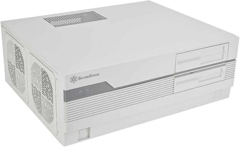 SilverStone FLP01 PC-kompiuterio korpusas, HTPC, SSI-CEB/ATX - baltos spalvos