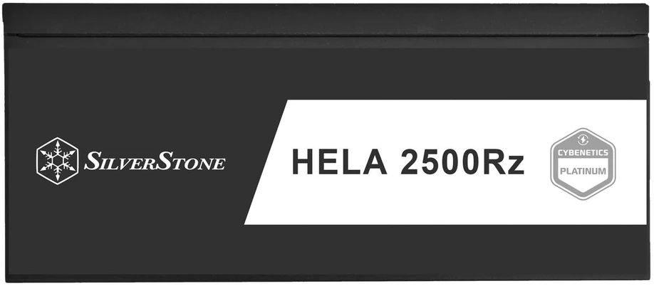 „SilverStone Hela 2500Rz Cybenetics Platinum“ maitinimo šaltinis, PCIe 5.0, ATX 3.1 - 2.500 W, juodas