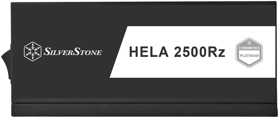 „SilverStone Hela 2500Rz Cybenetics Platinum“ maitinimo šaltinis, PCIe 5.0, ATX 3.1 - 2.500 W, juodas