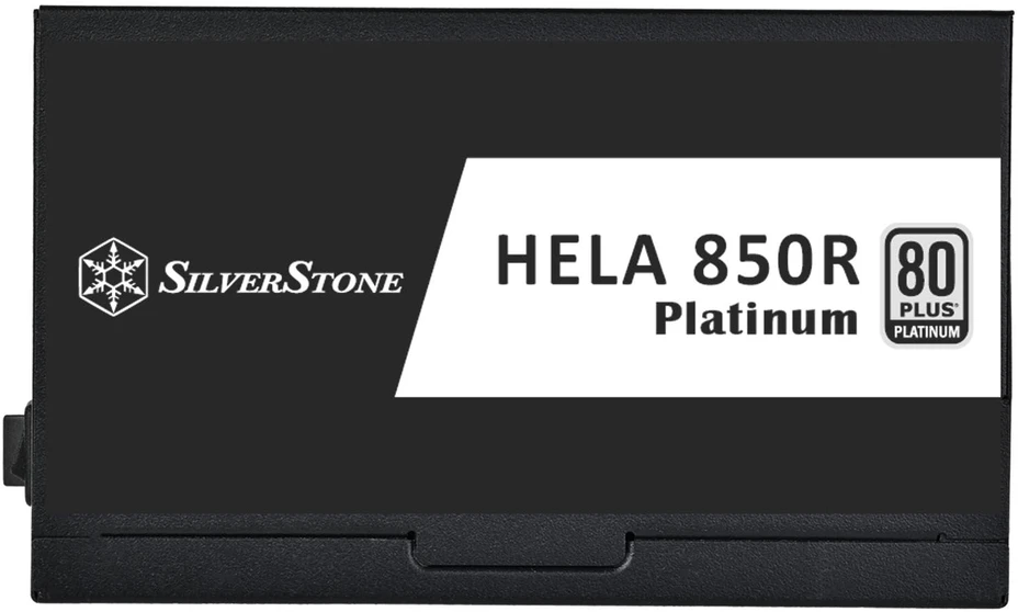 SilverStone HELA 850R 80 PLUS Platinum power supply, ATX 3.1, PCIe 5.1 - 850 watts, juodas
