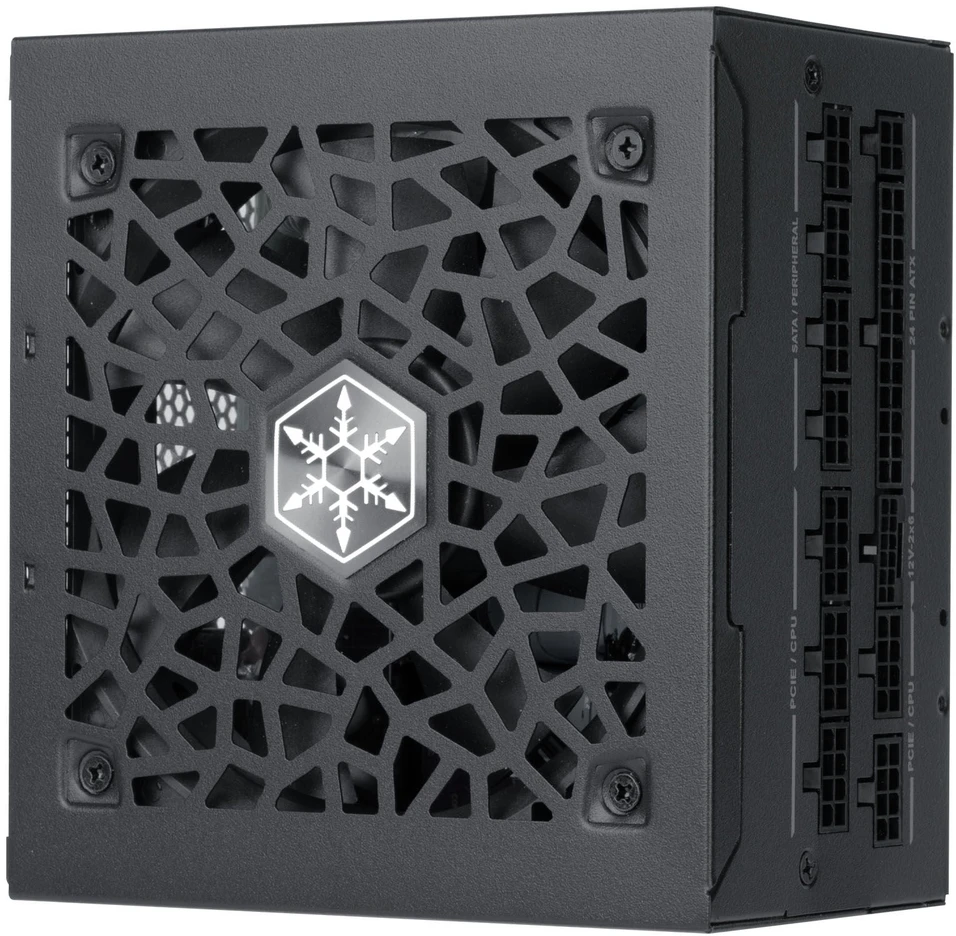 SilverStone HELA 850R 80 PLUS Platinum power supply, ATX 3.1, PCIe 5.1 - 850 watts, juodas