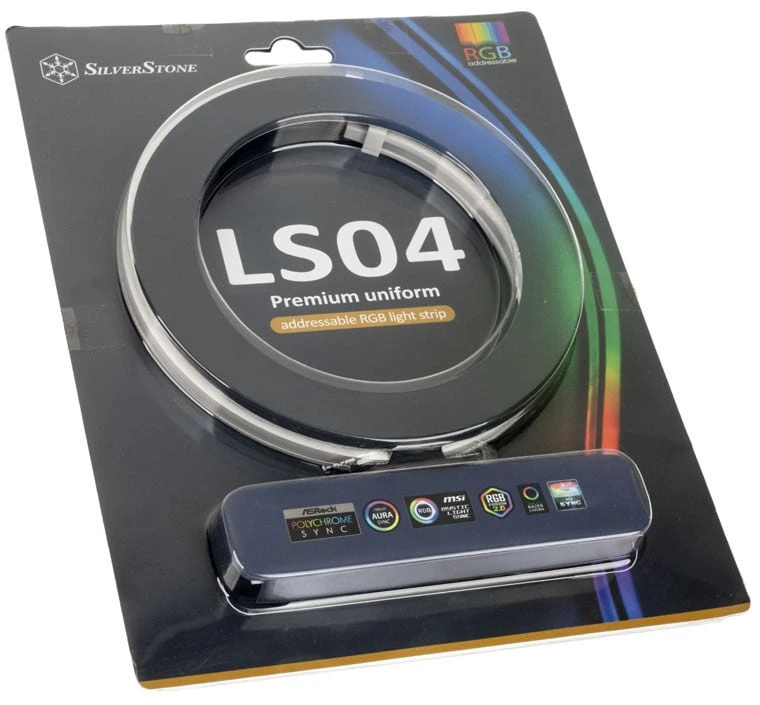 SilverStone Dwustronne paski LED ARGB LS04 2vnt.. (SST-LS04)