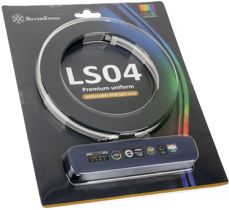 SilverStone Dvipusė LED ARGB LS04 2vnt. (SST-LS04)