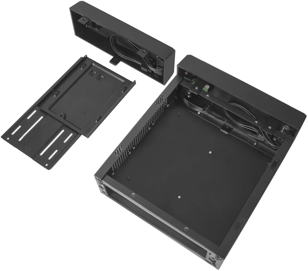 SilverStone Milo 10 Mini-PC-case, Mini-ITX - juodas