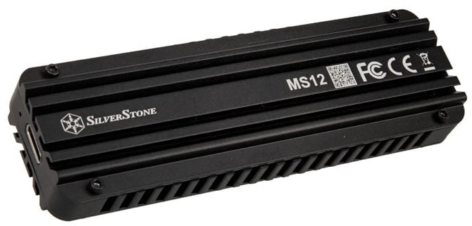 „SilverStone M.2 PCIe NVMe“ – USB-C 3.2 Gen 2x2 MS12 (ST-MS12)