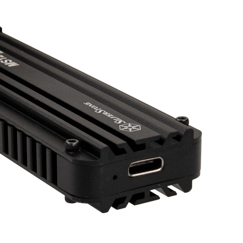 „SilverStone M.2 PCIe NVMe“ – USB-C 3.2 Gen 2x2 MS12 (ST-MS12)