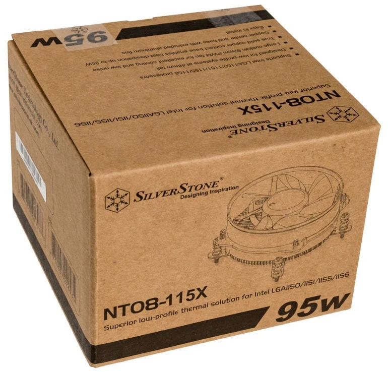 „SilverStone Nitrogon NT08–115X–V2“ procesoriaus aušintuvas, PWM – 92 mm