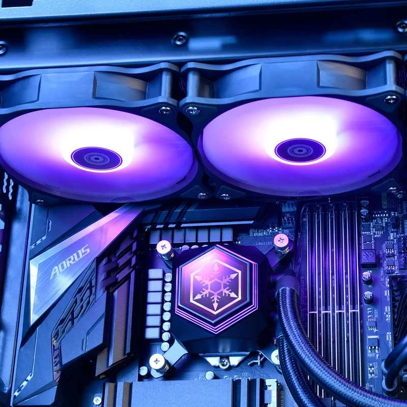 „SilverStone Permafrost PF240 ARGB V2“ vandens aušinimas (SST-PF240-ARGB-V2)