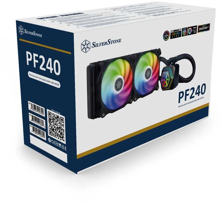 „SilverStone Permafrost PF240 ARGB V2“ vandens aušinimas (SST-PF240-ARGB-V2)