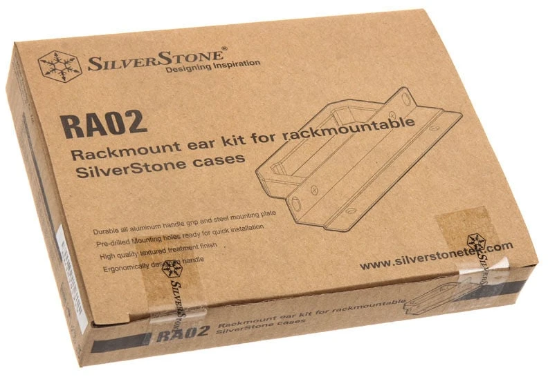 SilverStone RA02 Rackmount Kit für GD07, GD08, GD09 und GD10 - juodas