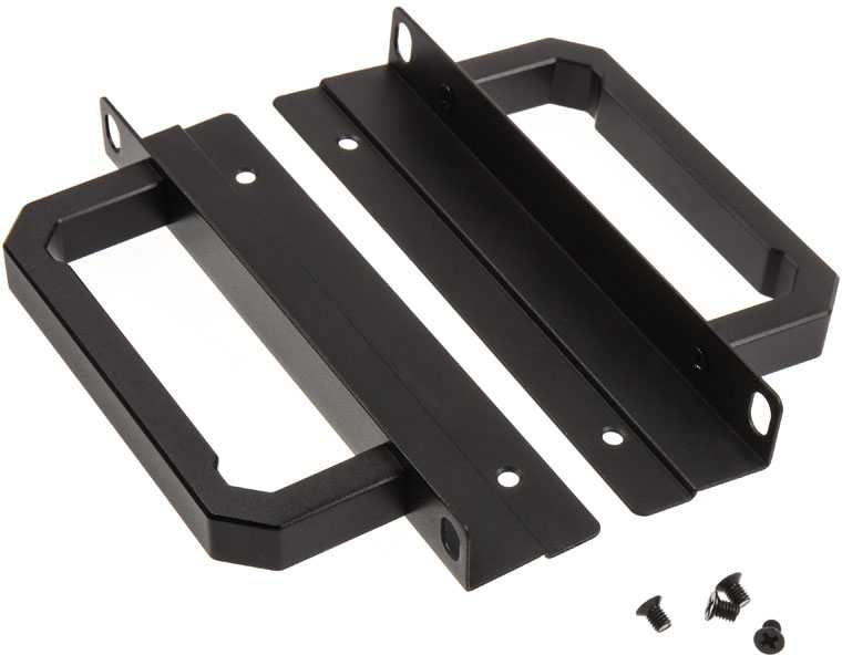 SilverStone RA02 Rackmount Kit für GD07, GD08, GD09 und GD10 - juodas
