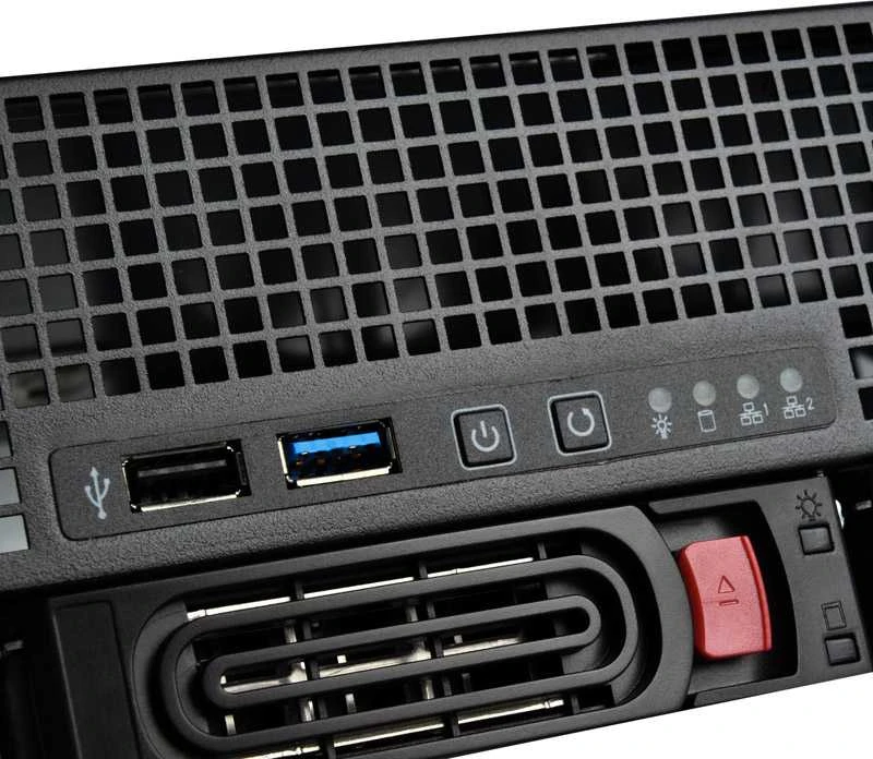 Serveris SilverStone RM21–304 Rackmount Serverio korpusas, 2U, Micro–ATX – juoda