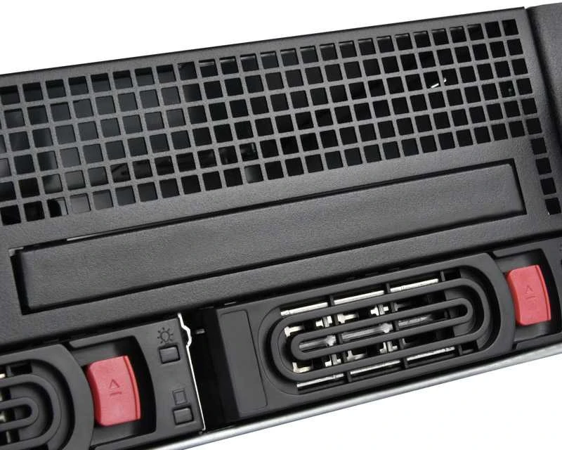 Serveris SilverStone RM21–304 Rackmount Serverio korpusas, 2U, Micro–ATX – juoda
