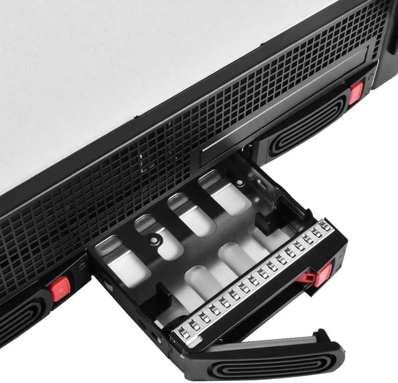 Serveris SilverStone RM21–304 Rackmount Serverio korpusas, 2U, Micro–ATX – juoda
