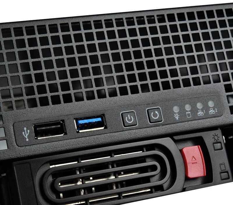 Serveris SilverStone RM21–304 Rackmount Serverio korpusas, 2U, Micro–ATX – juoda