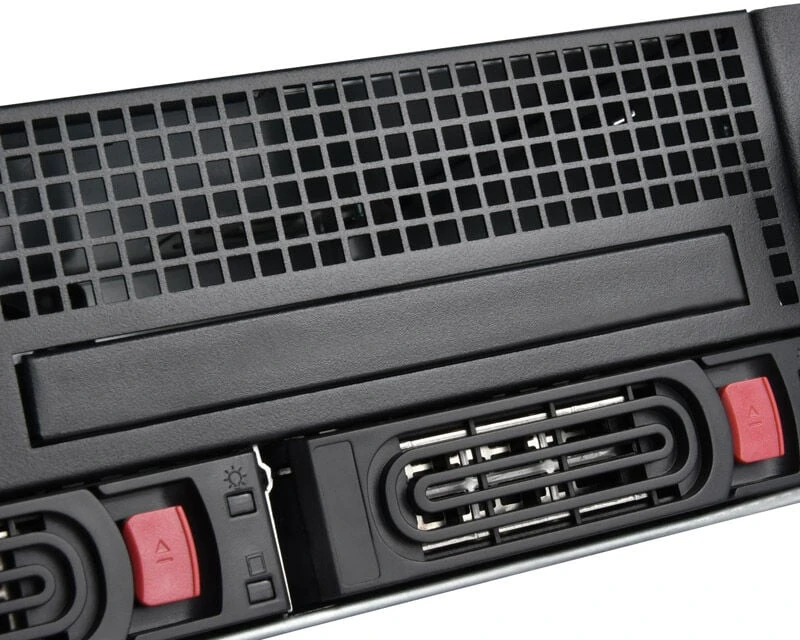 Serveris SilverStone RM21–304 Rackmount Serverio korpusas, 2U, Micro–ATX – juoda
