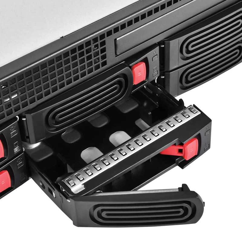 SilverStone RM21–308 Rackmount Serverio dėklas, 2U, Micro–ATX – juoda