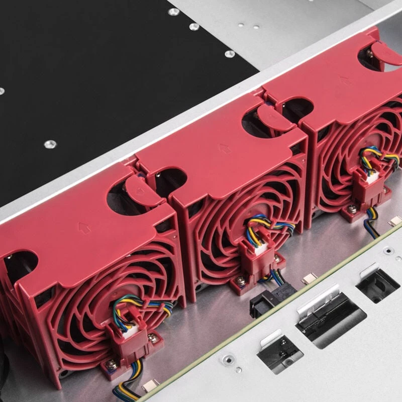 Serveris SilverStone RM22-308 Rackmount Server Gehäuse, 2U, E-ATX - juodas