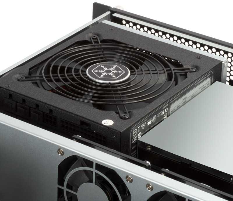 Serveris SilverStone RM23–502 Rackmount Serverio korpusas, ATX, USB 3.0 – 2U – juoda