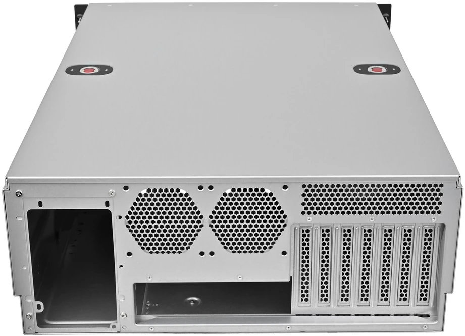SilverStone SST-RM43-324-RS, stelažinis serverio korpusas - juodas/raudonas, 4U