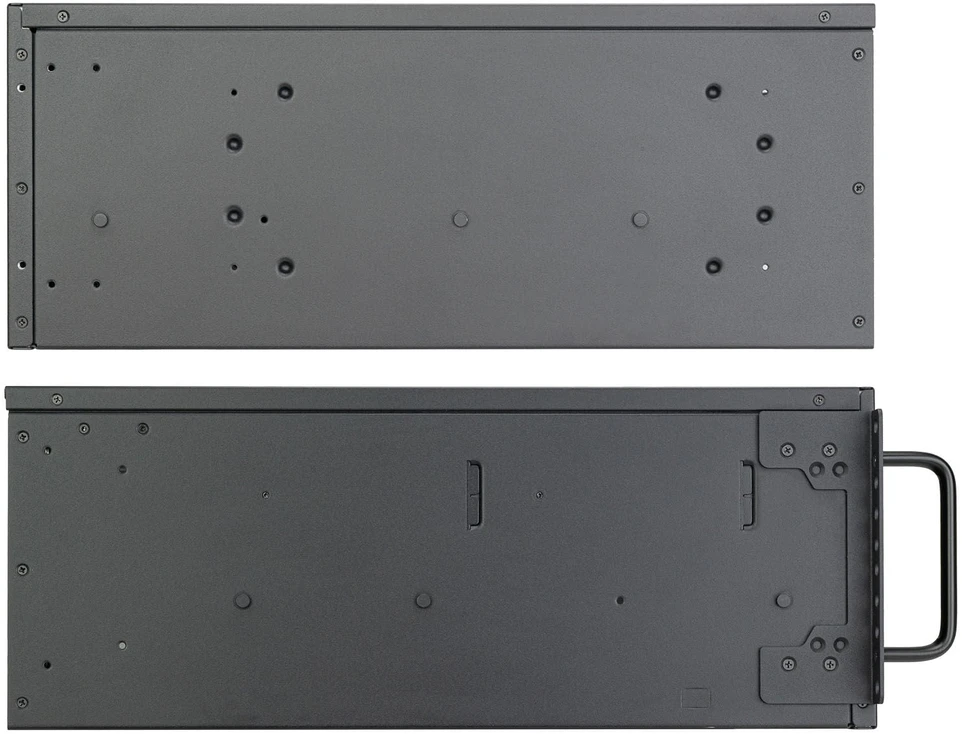 SilverStone RM4A 4U Rackmount, Rack, Server-case - juodas, 4 Hheneinheiten