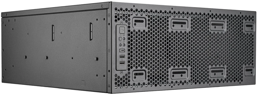 SilverStone RM4A 4U Rackmount, Rack, Server-case - juodas, 4 Hheneinheiten