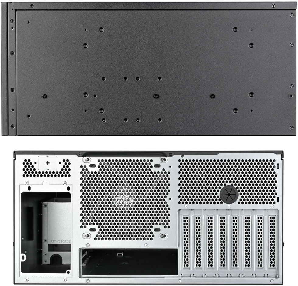 SilverStone RM53-502, Rack-case - juodas