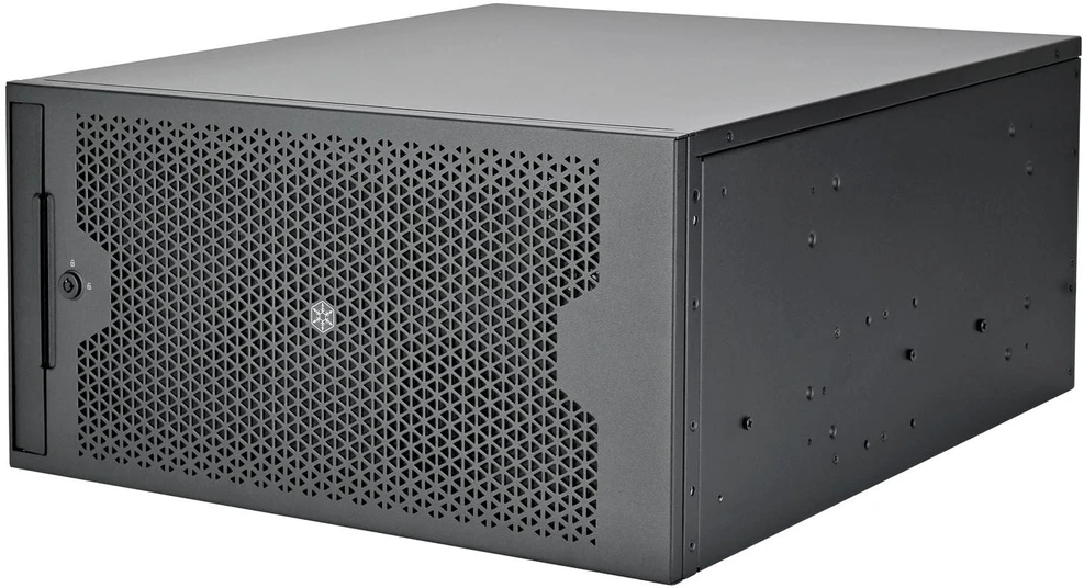SilverStone RM53-502, Rack-case - juodas