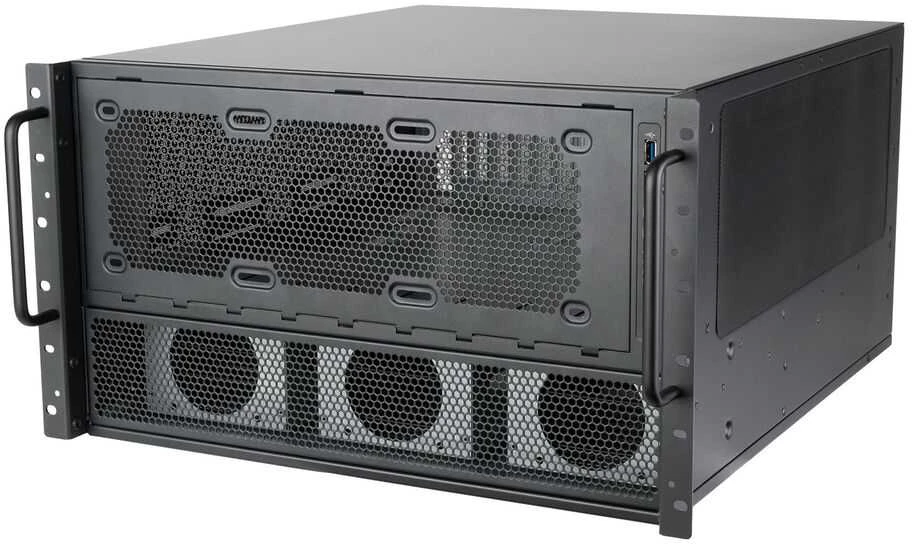 SilverStone SST-RM600, Rack-case - juodas, 6 Hheneinheiten