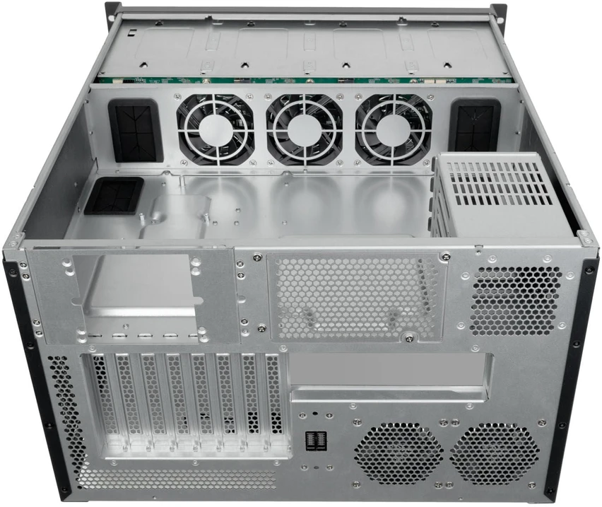 SilverStone SST-RM61-312, Rack-case - juodas, 6 Hheneinheiten