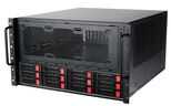 SilverStone SST-RM61-312, Rack-case - juodas, 6 Hheneinheiten