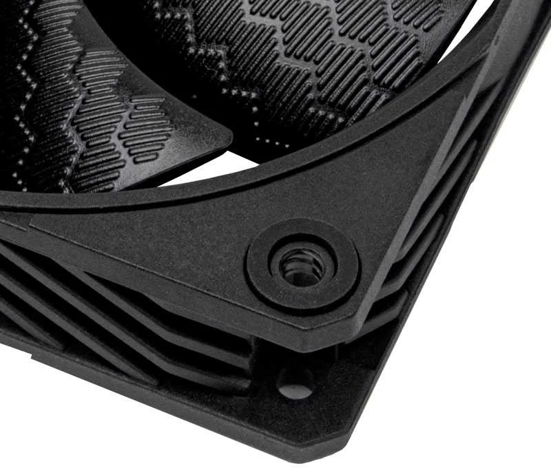 SilverStone Shark Force Fan, 120mm - juodas