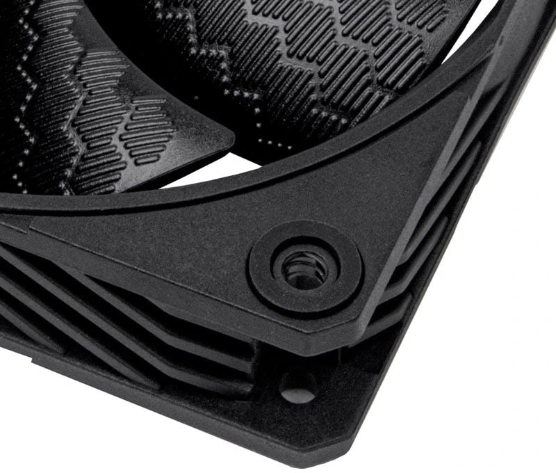 SilverStone Shark Force Fan, 120mm - juodas
